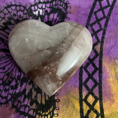 Red Hematoid Quartz Polished Heart